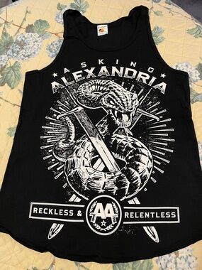 Asking Alexandria Reckless & Relentless black tank top